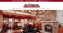 Desktop Screenshot of ikesfireplace.com